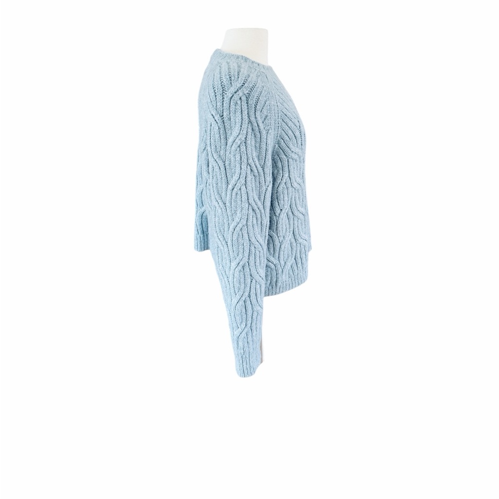 Vince Light Blue Cable Knit Sweater - Picture 2 of 5